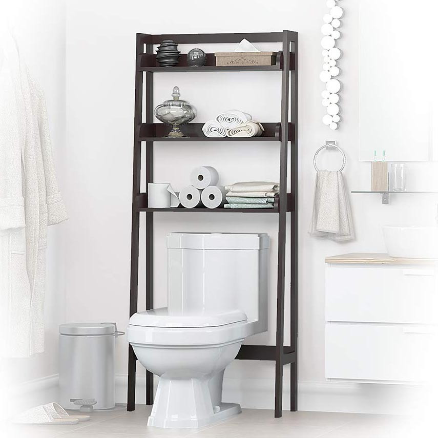 Стеллаж над унитазом 