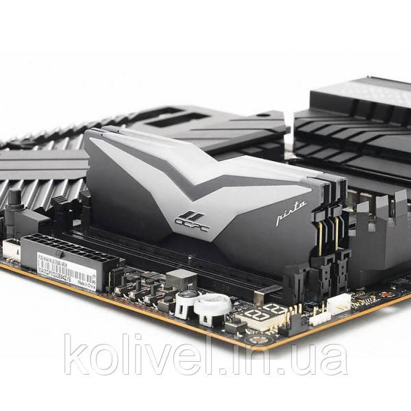 DDR5 64Gb 5200MHz (2*32Gb) OCPC PISTA RGB C40 Titan, Retail Kit (MMPT2K64GD552C40T) Київ - фото 4