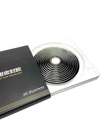 Герметик универсальный профессиональный Sanvi бутиловый черный (автомобильный для фар) лента/бобина Харьков