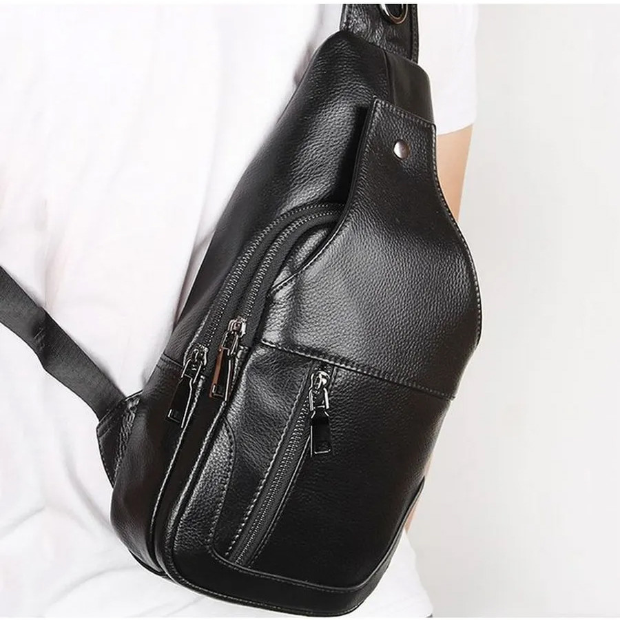 Сумка слінг для чоловіків, Чоловічі сумки через плече, Сумка чоловіча легка через плече RH-31 Івано-Франківськ - фото 9