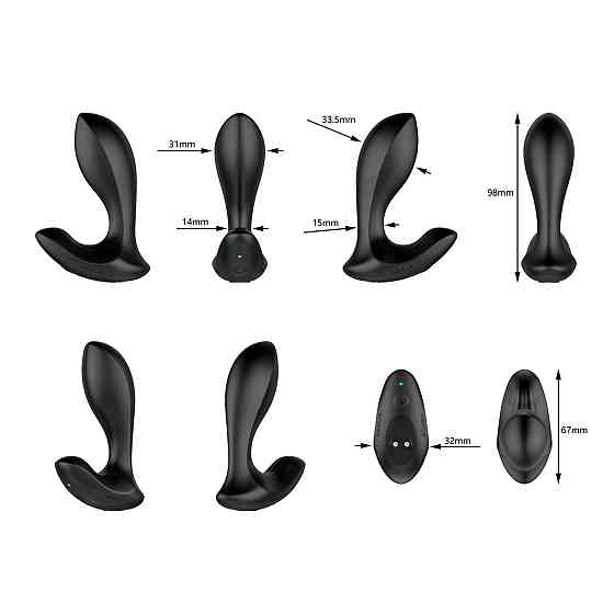 Анальна вібропробка Nexus DUO Plug Small, пульт ДК Sex Aura Київ