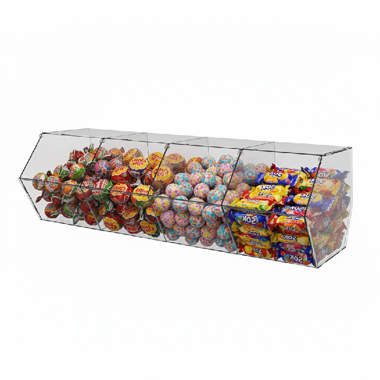 Диспенсер EKOSTAR для мармеладів, снеків, горіхів 4 комірки Київ - фото 1