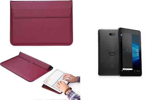Чохол-конверт VitoCase для Dell Venue 8 Pro (5855), з функцією підставки для планшета Бордовий Київ