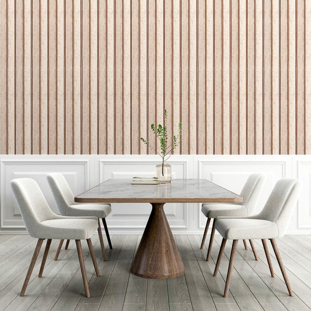 Рейка декоративная PS 2900х120х12мм Кремовый мрамор с золотыми вкраплениями SW-00001748 Днепр - изображение 7