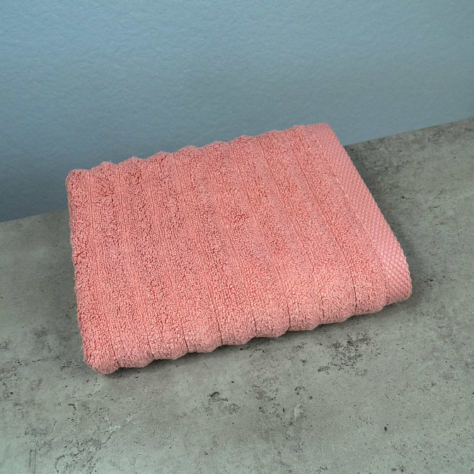 Набір махрових рушників Зеро Твіст 3шт GM Textile 40x70см, 50x90см, 70x140см 550г/м2 (Теракотовий) Суми - фото 5