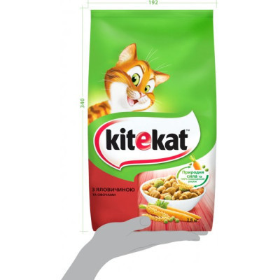 Сухой корм для кошек Kitekat Говядина с овощами 1.8 кг (5900951137877) Винница - изображение 6