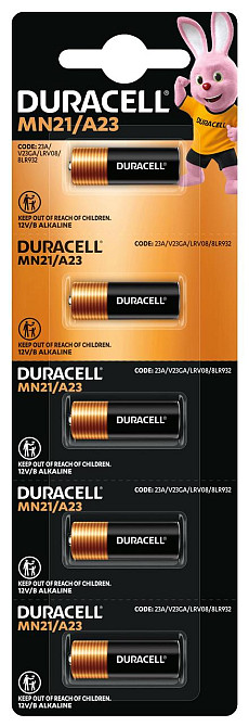 Батарейка Duracell MN21 уп. 1х5 шт. (6807085) Київ - фото 1