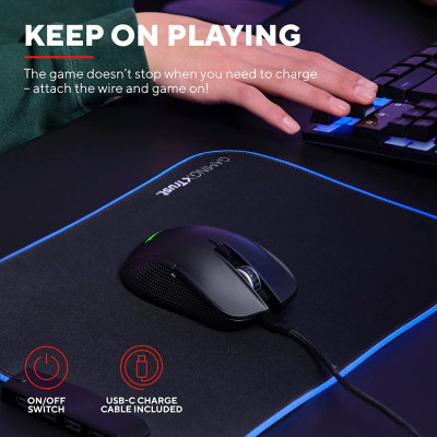 Мишка Trust GXT923 YBAR Wireless Black (24888) Вінниця - фото 5