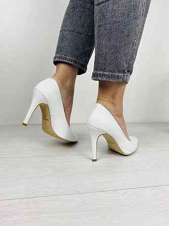 Nivelle Туфлі жіночі NIVELLE білі натуральна шкіра каблук 10 см 37р. (1826/91-9535) Коломия