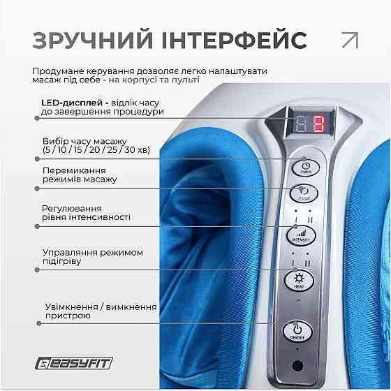 Масажер для ніг EasyFit лімфодренажний Коломыя