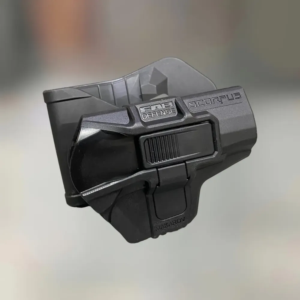 Кобура FAB Defense Scorpus для ПМ, СЕМ ПМФ-1, цвет Черный, кобура под пистолет Макарова Solmir Киев - изображение 1