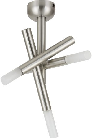 Світильник стельовий Paulmann Gala Traversa 3x10W, E14, 230V на три лампи, стильна люстра металева срібляста, рухома, променева Київ