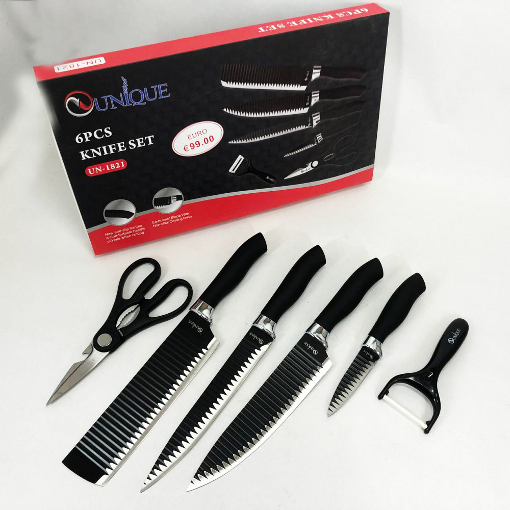 Кухонный набор ножей для нарезки, Кухонный нож универсальный, Набор литых ножей для кухни BS-29 Львов - изображение 1