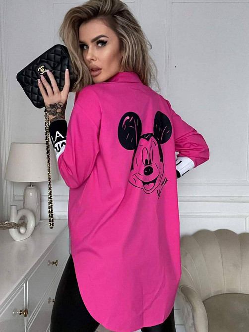 Подовжена жіноча блуза "Michelle" оптом | Батал | Розпродаж моделі Київ - фото 10