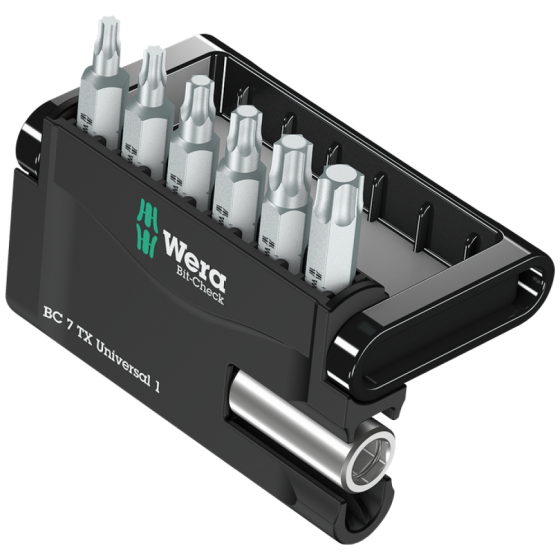 Набір біт TORX 7шт. Wera Bit-Check 7 TX Universal 05056294001 Одеса