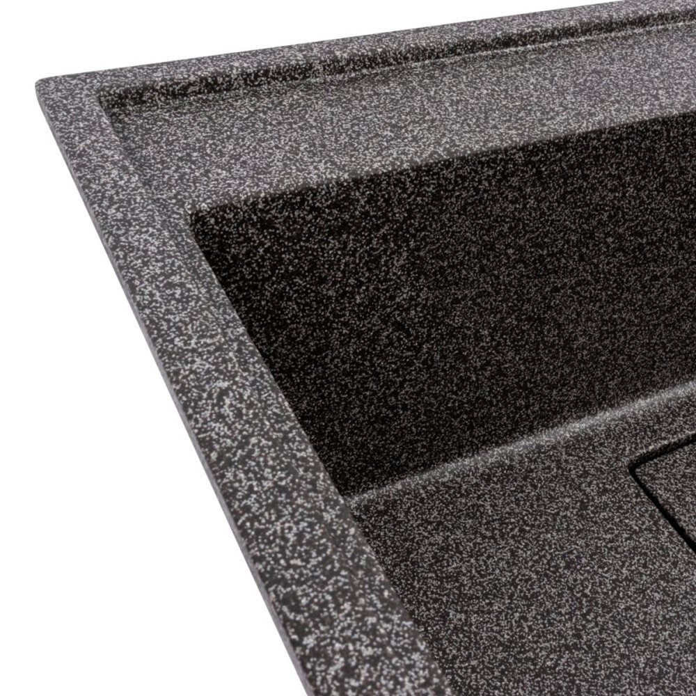 VALESO Комплект: Мийка гранітна 6050 SHERLIT VALESO + Змішувач NS02A + Сифон (Графіт) Киев - изображение 5