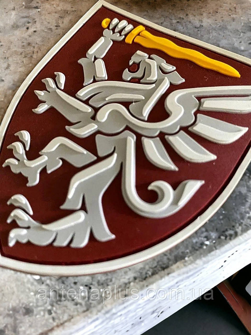 “80 ОДШБр ДШВ ЗСУ” шеврон / патч парадный Киев - изображение 3