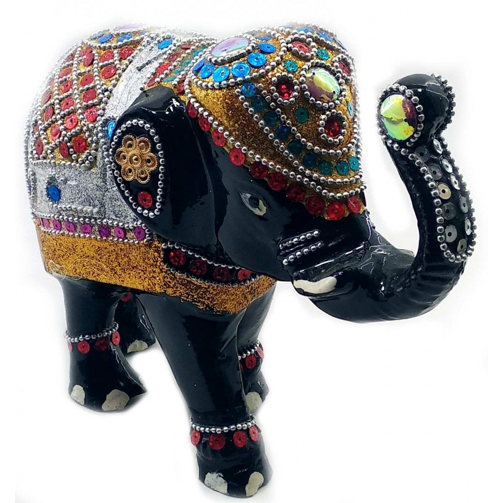 Статуетка з алюмінію Слон із піднятим хоботом Київ - фото 2