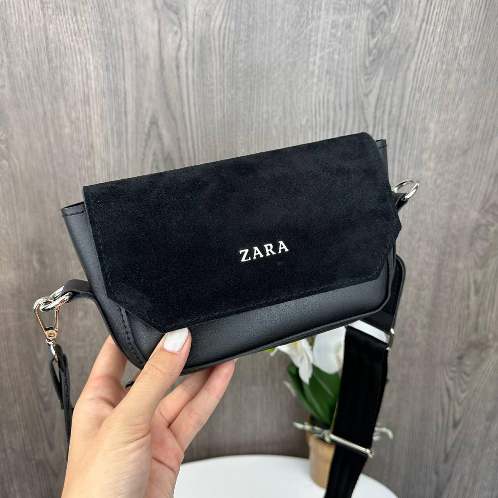 Маленька жіноча сумочка клатч замшева стиль Зара, міні сумка на плече Zara ( 22172 ) Харьков - изображение 1