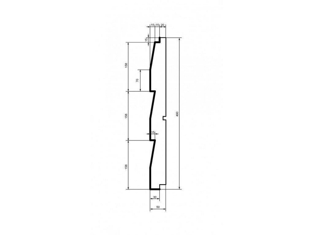 Панель фасадная Prestige Decor HC 102-50 Днепр - изображение 2