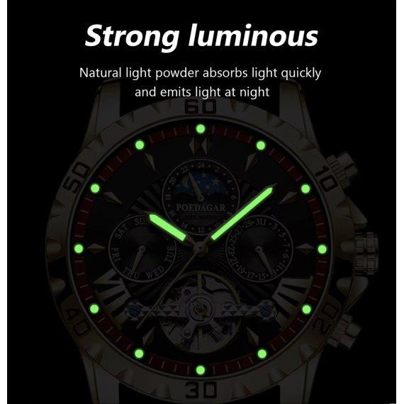 Мужские механические часы Poedagar Mechanical Киев - изображение 9