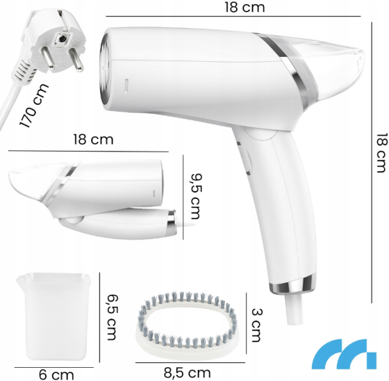 Ручний відпарювач Maltec HDS1000W 1000Вт (Польща) Київ