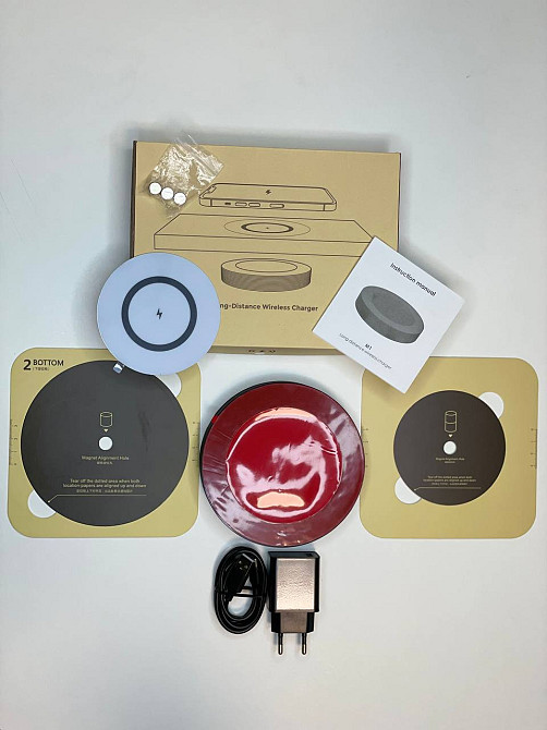 Бездротова зарядка Long Distance Wireless Charger M1 - Білий Киев - изображение 4