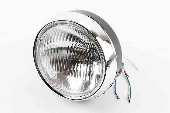 Фара передня "чорна" ALPHA кругла D=150mm Київ