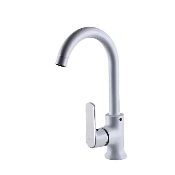 Смеситель для кухни Globus Lux Laguna GLA-0203SL-7-WHITE (000022567) Киев