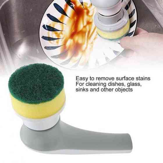 Акумуляторна щітка для миття зі змінними насадками Electric Cleaning Brush Київ