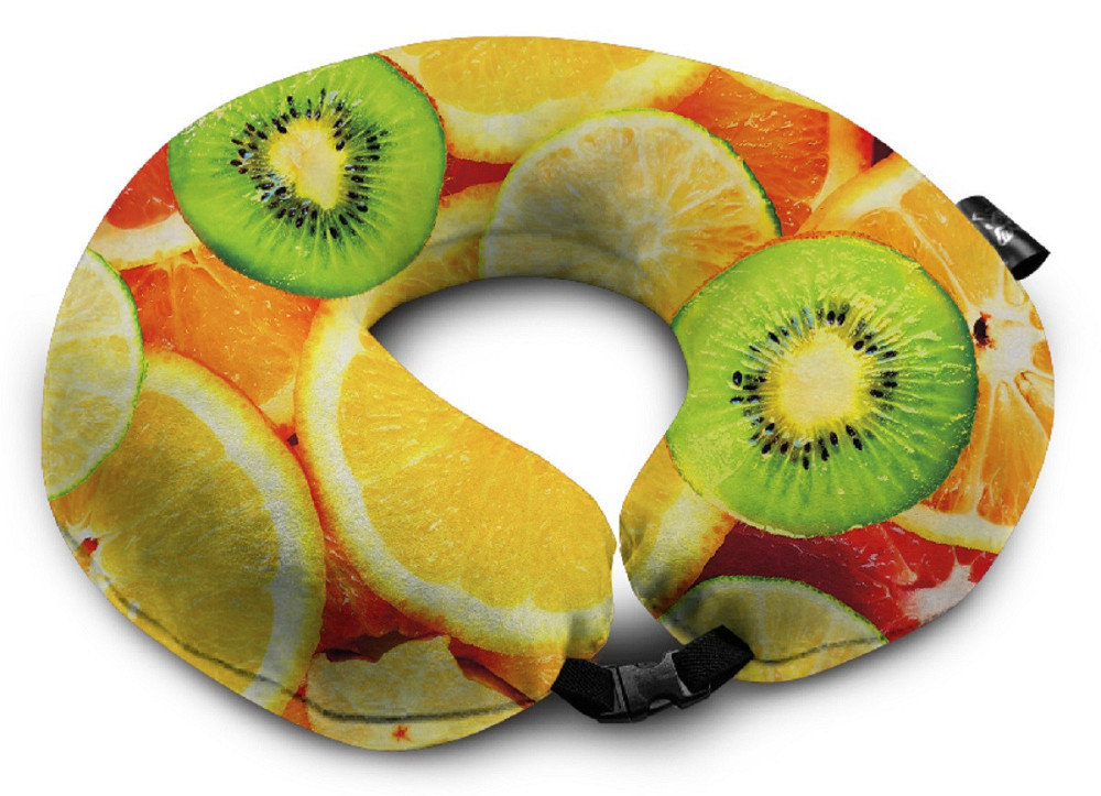 Подушка дорожная с рисунком Апельсин Київ - фото 1