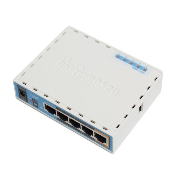 Маршрутизатор Mikrotik RB951Ui-2ND hAP with 650MHz CPU, 64MB RAM, 5xLAN, built-in 2.4Ghz 802.11b/g/n Київ - фото 2