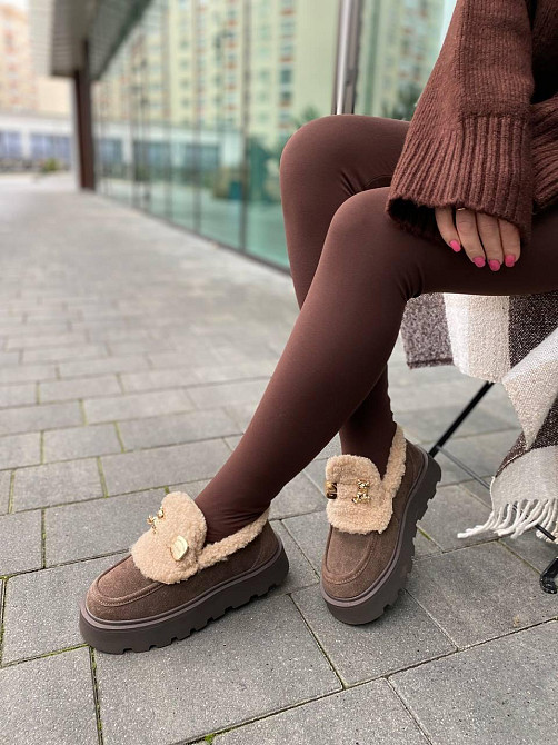 PLPS Угги жіночі PLPS 2802-4 коричневі (зима, замша натуральна) (6029) Коломыя - изображение 2