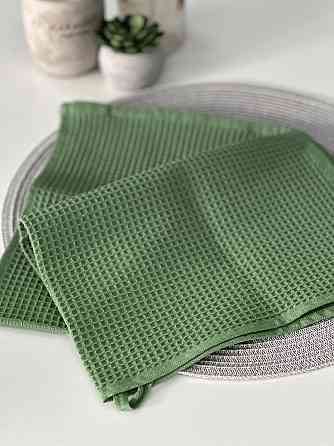 Вафельний рушник Ideal Textile 70х140 см 240 г/м2 (56860827) Зелений Чернівці