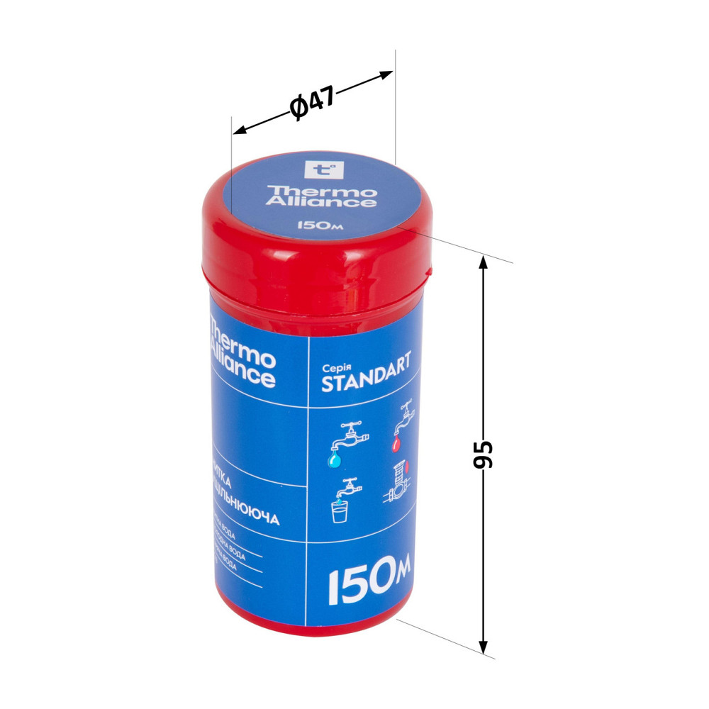 Ущільнювальна нитка Thermo Alliance Standart нейлонова 150 м TAS264150 Київ - фото 2