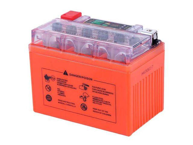 Аккумулятор YTX4L-BS OUTDO гелевый 4AH 114*70*86mm оранжевый (с индикатором) Мукачево - изображение 2