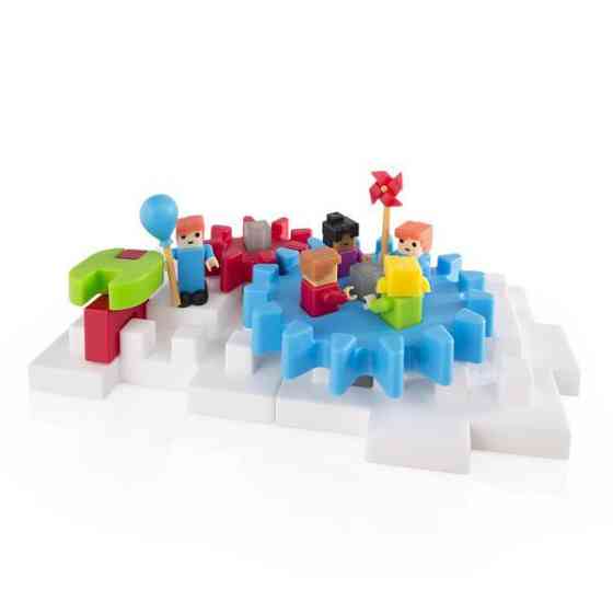 Конструктор Guidecraft IO Blocks Tabletop System з доповненою 3d реальністю, 118 деталей (G9640) Харків