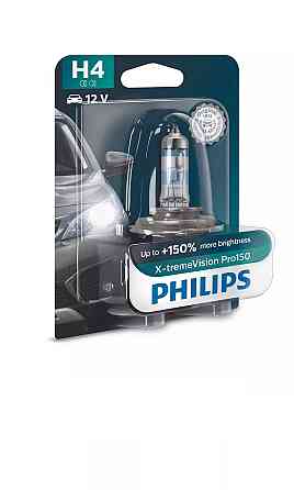 Галогеновая лампа PHILIPS 12342XVPB1 H4 60/55W 12V X-tremeVision Pro150 +150% B1 Харків