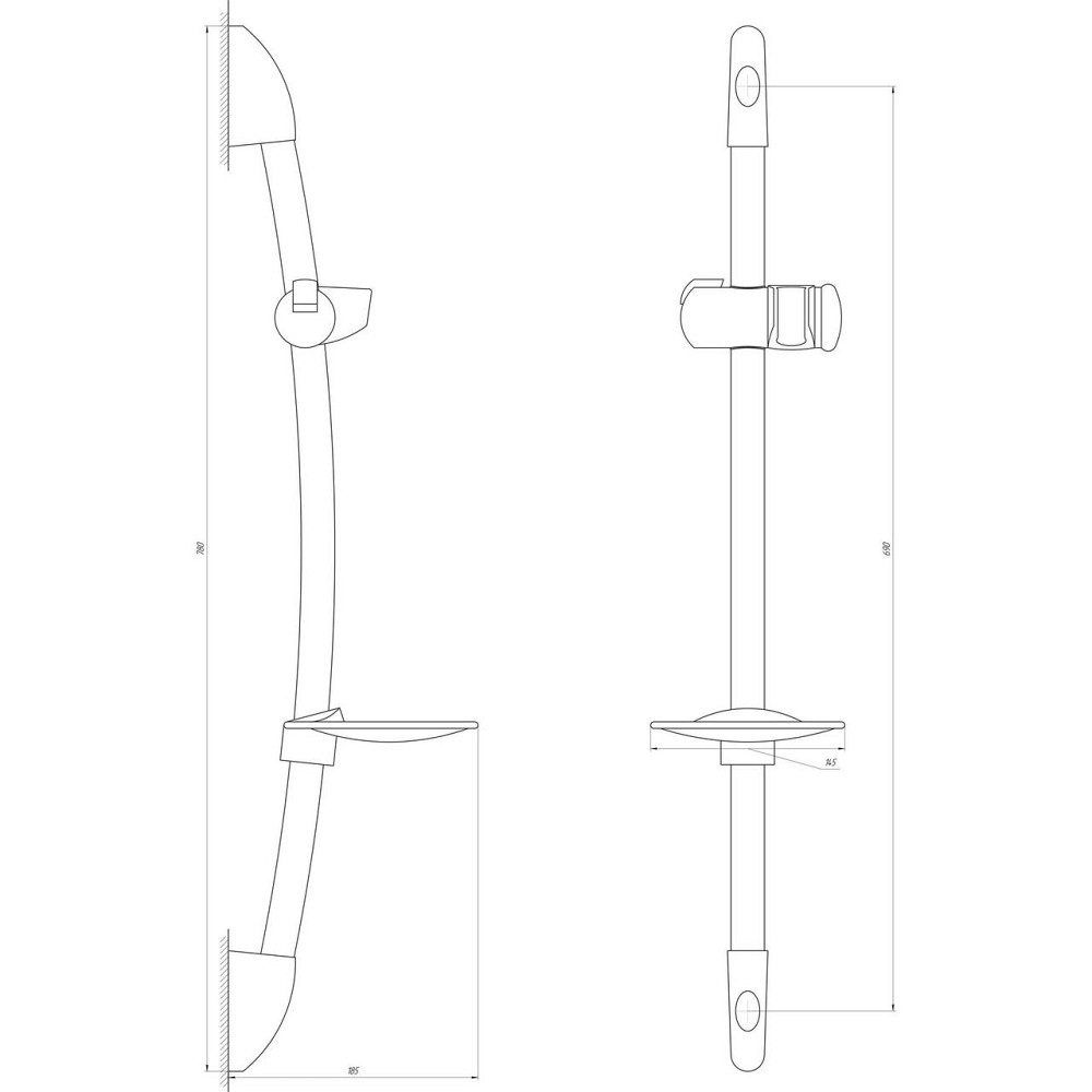 Душевая стойка Dishi L106C (000005553) Киев - изображение 6