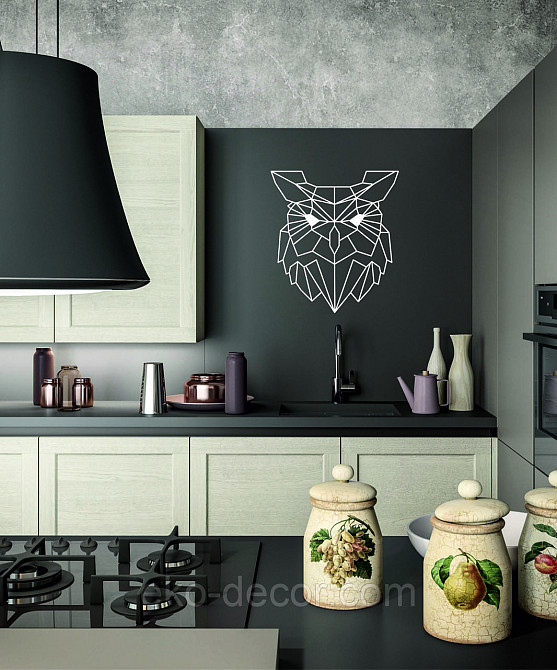 Настенный декор Панно «Сова» Декор на стену 90*81 см, Белый Киев - изображение 7