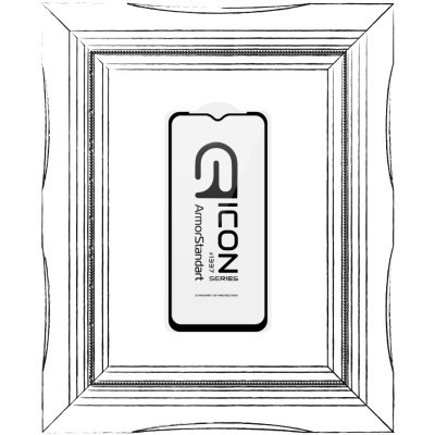 Стекло защитное Armorstandart Icon OPPO A57s 4G/A57 4G/A57e 4G/A77 4G/A77s 4G Black (ARM64763) Винница - изображение 3