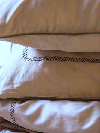 Ecotton Комплект постільної білизни Ecotton Євро з вишивкою та кантом Shifting Sand в чохлі для Коломия