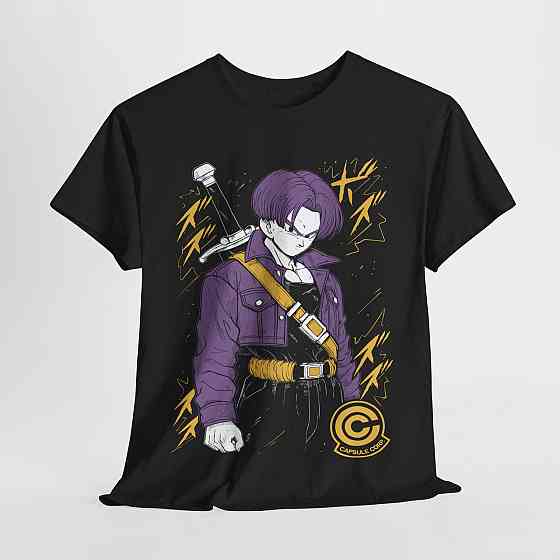 Футболка для мальчика аниме Аниме Манга Отаку Аниме оверсайз (рост от 165 до 180 ) Черний AnimeJ0772m Днепр