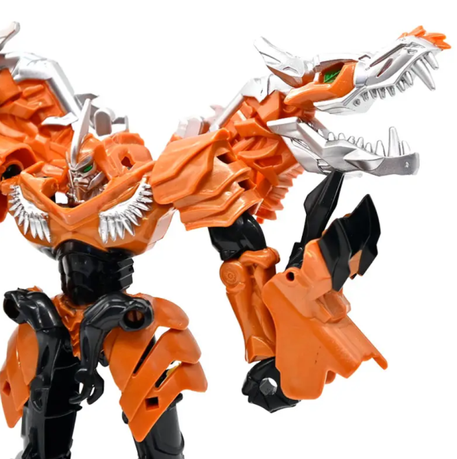 Трансформер робот-динозавр 18-4-21 см Помаранчевий (D 588-3) Чернігів - фото 2