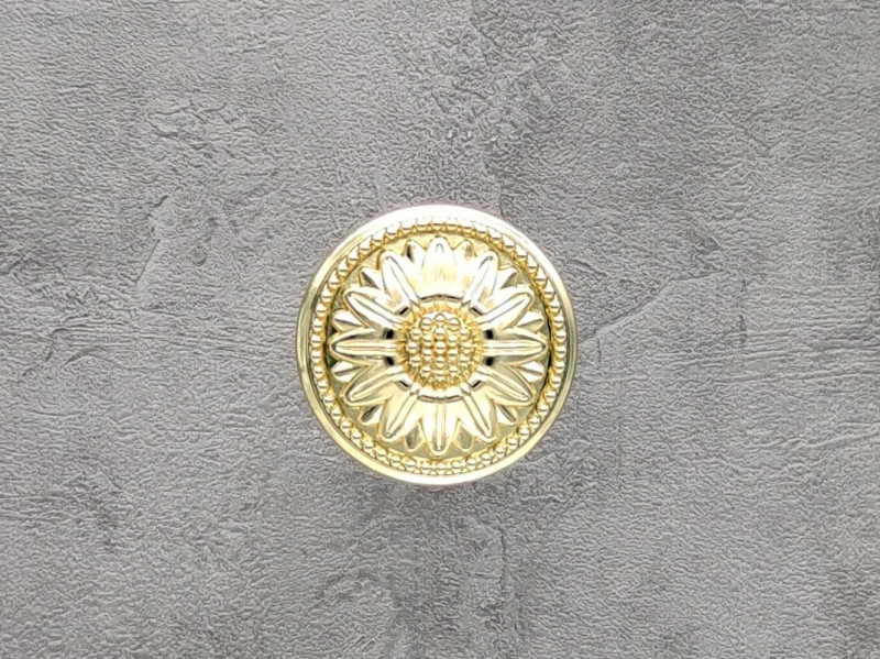 Підхват для штор Orvit Флор 130 х 55 мм Золото (00-00000891) Львов - изображение 2