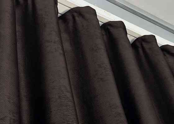 Шторна тканина софт колір венге 1743ш Київ