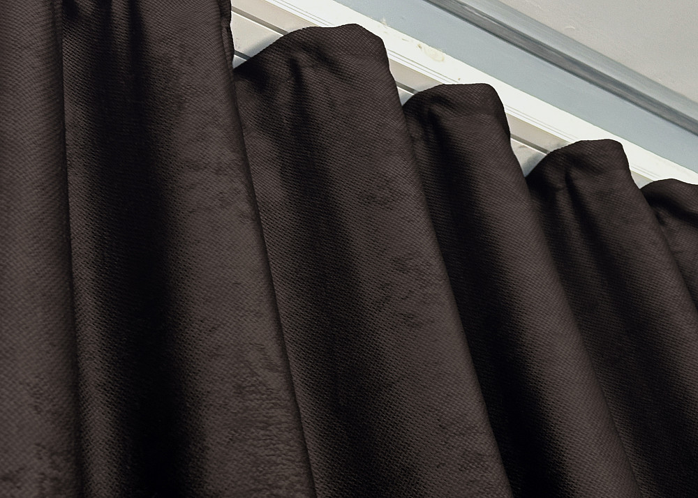 Шторная ткань софт цвет венге 1743ш Киев - изображение 5