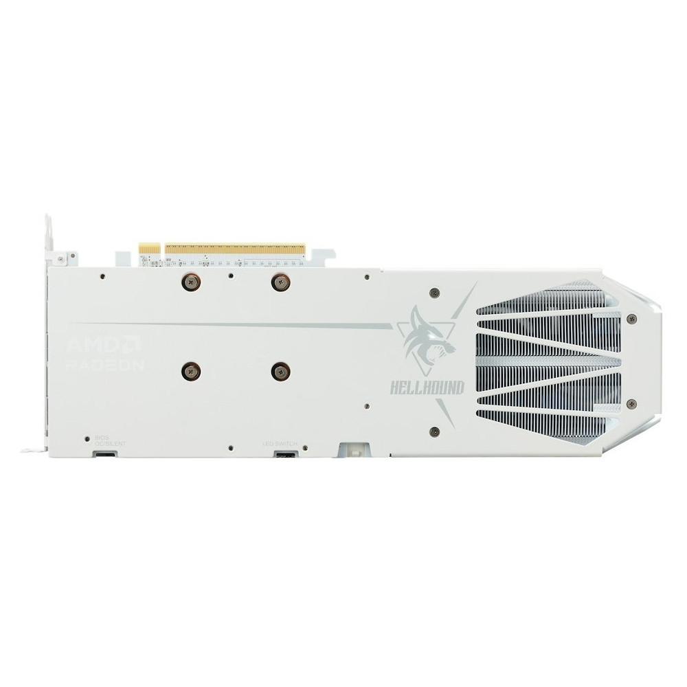 Відеокарта AMD Radeon RX 9060 XT 16 GB GDDR6 Hellhound Spectral White PowerColor (RX9060XT 16G-L/OC/WHITE) ( white ) Харків - фото 5