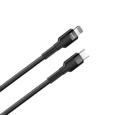 Дата кабель USB-C to Lightning 0.3m 3А black ColorWay (CW-CBPDCL054-BK) Вінниця