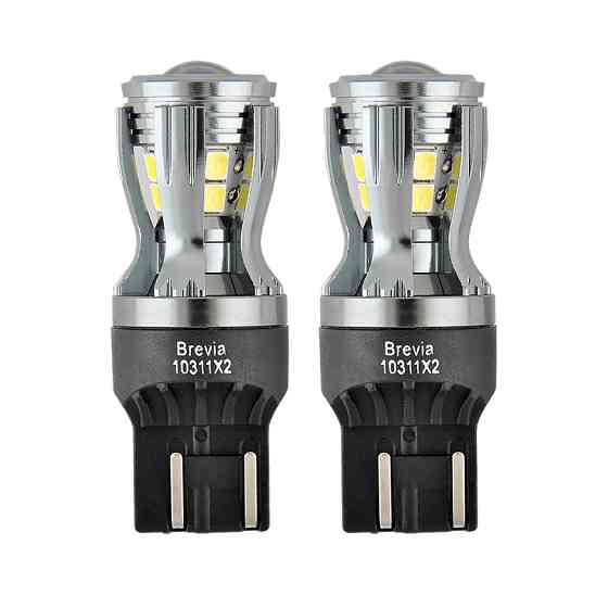 Автолампа Brevia PowerPro LED W21/5W 350Lm 14x2835SMD 12/24V CANbus, 2шт Львів